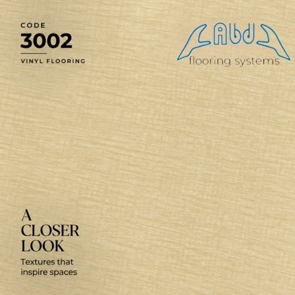 1. فينيل بيج كود 3002 عبد الغني جروب أرضيات فينيل بيج بنقشة نسيج هادئة - كود 3002