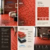 أرضيات فينيل منقوشة بتصميم دوائر مقاومة للماء – كود 3025