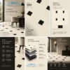 أرضيات فينيل بتصميم باركيه للمنازل والمكاتب – كود 1013