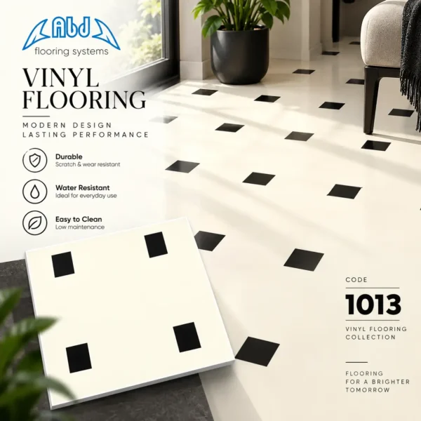 أرضيات فينيل بتصميم باركيه للمنازل والمكاتب – كود 1013